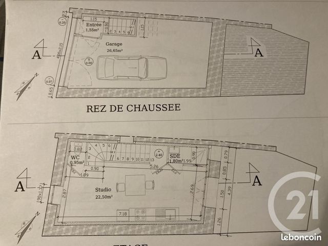 maison à vendre - 1 pièce - 30.0 m2 - ST SORLIN EN BUGEY - 01 - RHONE-ALPES - Century 21 Lagnieu Immobilier