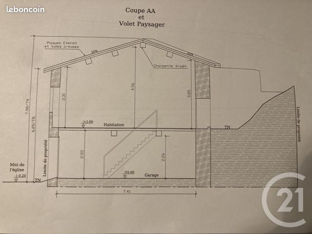 maison à vendre - 1 pièce - 30.0 m2 - ST SORLIN EN BUGEY - 01 - RHONE-ALPES - Century 21 Lagnieu Immobilier