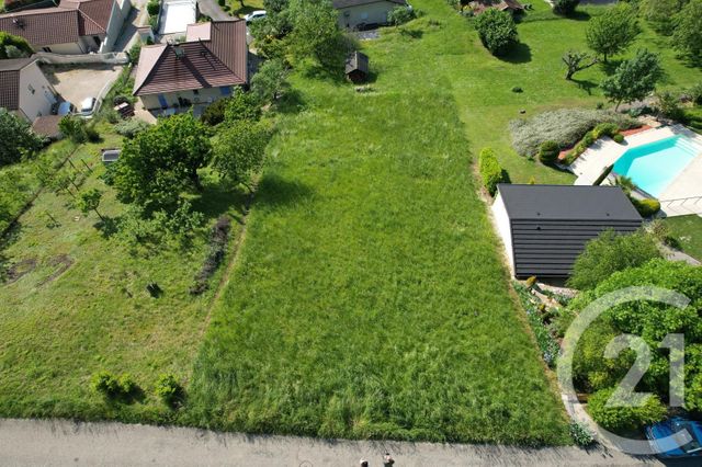 terrain à vendre - 955.0 m2 - VAUX EN BUGEY - 01 - RHONE-ALPES - Century 21 Lagnieu Immobilier